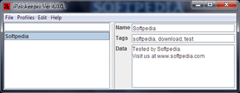 JPasskeeper screenshot