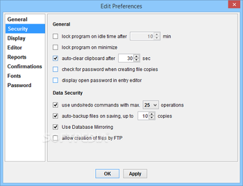 JPasswords screenshot 10