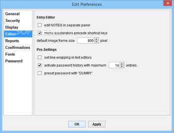 JPasswords screenshot 12