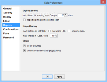 JPasswords screenshot 13