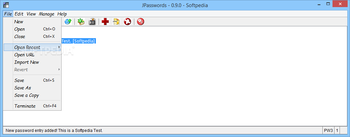 JPasswords screenshot 2