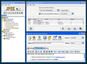 JPEE Email Utility screenshot 2