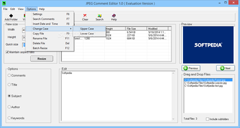 JPEG Comment Editor screenshot 5