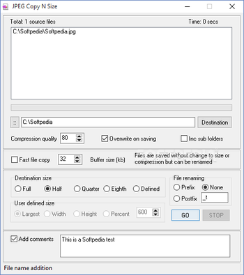 JPEG Copy N Size screenshot