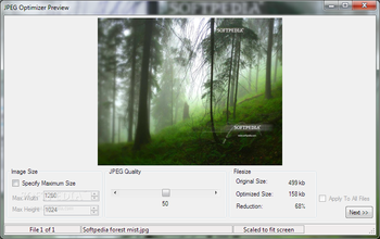 JPEG Optimizer Pro screenshot 2
