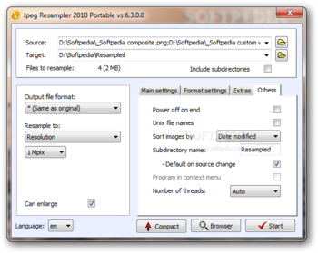 JPEG Resampler Portable screenshot 5