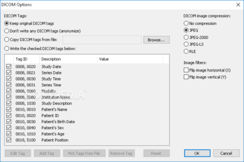 JPEG to DICOM screenshot 2