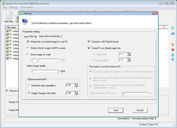 Jpeg to Flv Converter 3000 screenshot 2