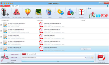 JPEG to PDF screenshot