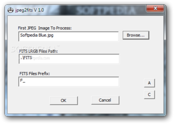 jpeg2fits screenshot