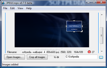 JPEGCrops screenshot