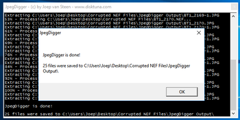 JpegDigger screenshot 3