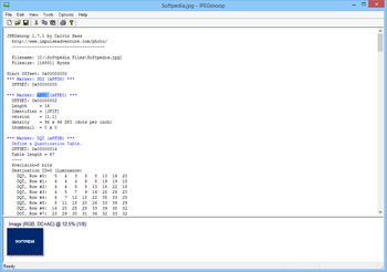 JPEGsnoop screenshot