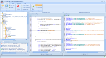 JPEXS Free Flash Decompiler screenshot 3