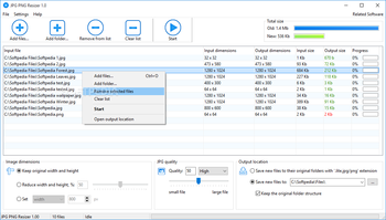 JPG PNG Resizer screenshot