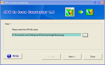JPG to Icon Converter screenshot 2