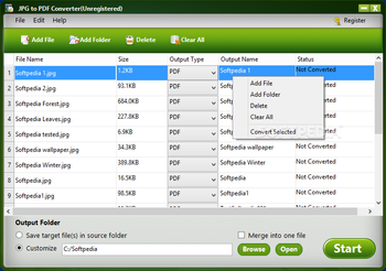 JPG to PDF Converter screenshot