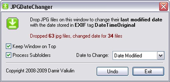 JPGDateChanger screenshot