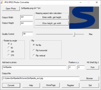 JPG/JPEG Photo Converter screenshot