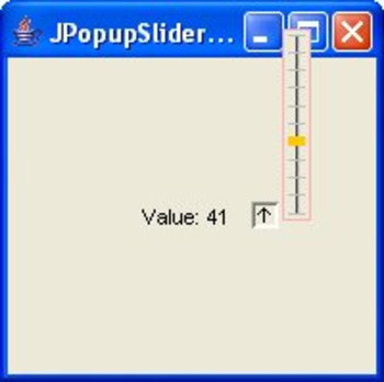 JPopupSlider screenshot