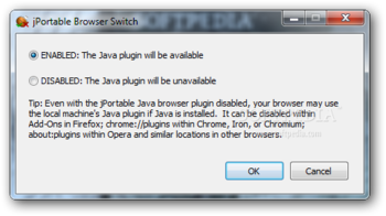 jPortable Browser Switch screenshot