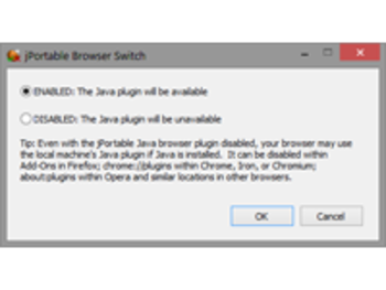 jPortable Browser Switch screenshot