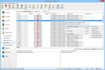 JProfiler screenshot 18