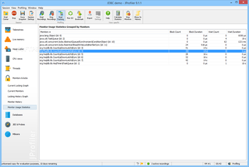 JProfiler screenshot 19