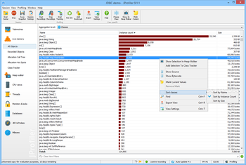 JProfiler screenshot 6