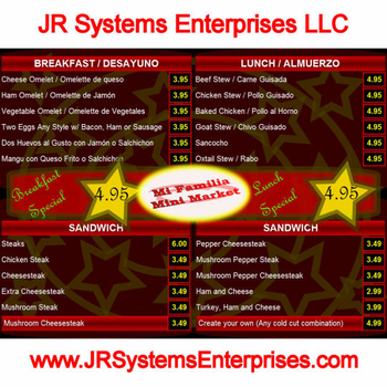 JR Digital Menu Board screenshot 2