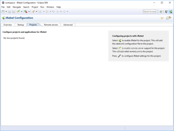 JRebel screenshot 3