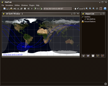 JSatTrak screenshot