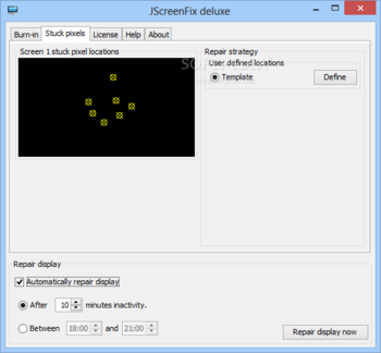 JScreenFix deluxe screenshot