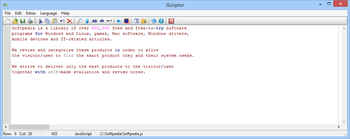 JScriptor screenshot
