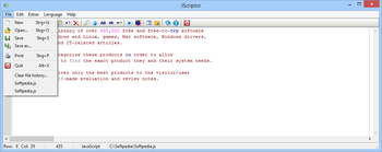 JScriptor screenshot 2