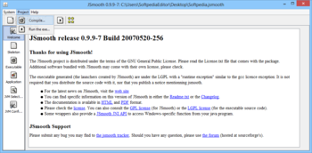 JSmooth Portable screenshot 6