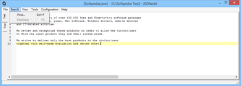 JSONedit screenshot 4