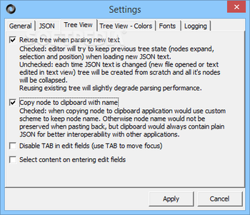 JSONedit screenshot 9