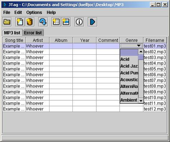JTag screenshot