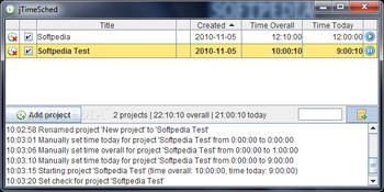 jTimeSched screenshot
