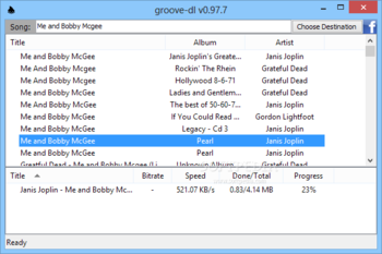 JTR's Grooveshark Downloader screenshot