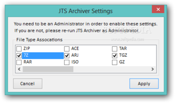 JTS Archiver screenshot 3