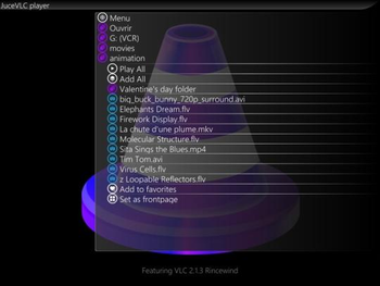 JuceVLC screenshot 3
