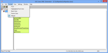JUG Java UML Generator screenshot 2