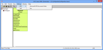 JUG Java UML Generator screenshot 4