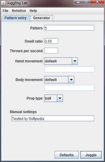 Juggling Lab screenshot