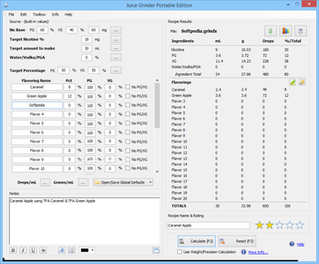 Juice Grinder Portable Edition screenshot