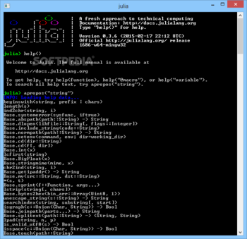 Julia Language screenshot