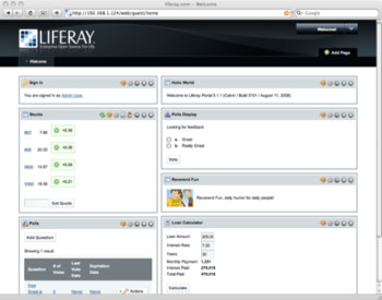 JumpBox for Liferay Enterprise Portal screenshot