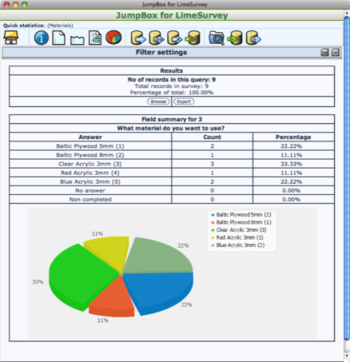 JumpBox for LimeSurvey Online Surveys screenshot